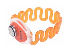 China Diameter 65Mm ABS RFID Wristbands For Guard Tour System wholesale