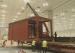 Portable Light Steel Structure Prefab Mobile Homes Wooden Appearance