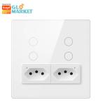 Glomarket Smart Wifi Brazil Standard Smart Home Tuya Smart 4 Gang Switch And