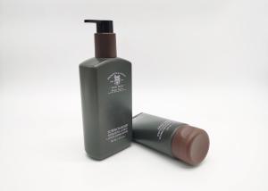 China Silk Screen Printing Gradient Black Hdpe Plastic Bottles wholesale