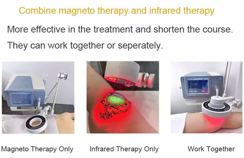 Infrared Magneto Therapy Machine Blood Circulation Pain Relief Laser Physio