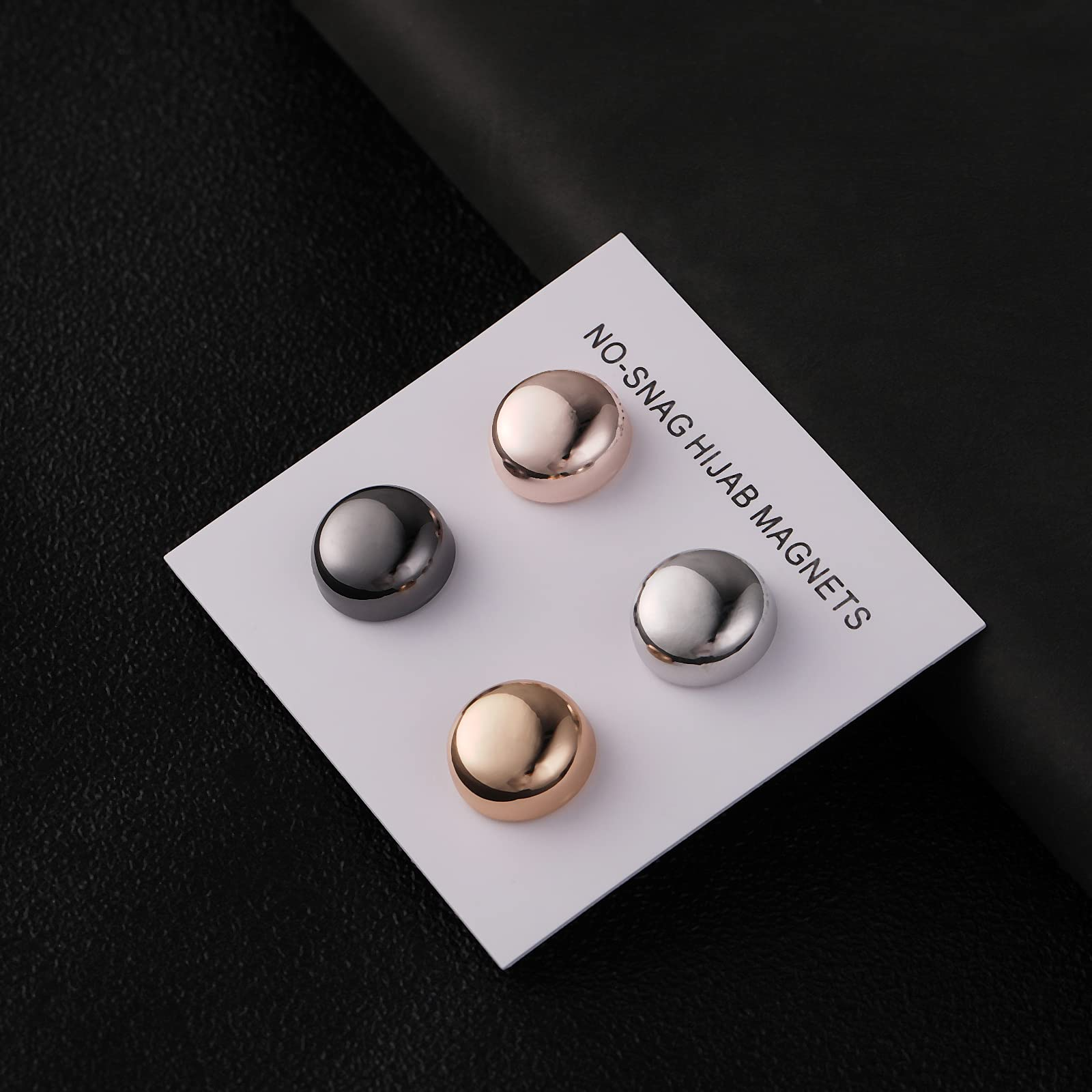 Round Magnetic Hijab Pins Strongest Multi Magnet for Women's Muslim Head Accessories