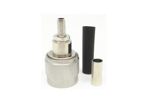China N Type Right Angle Coax Connector Male Gender Good Electrical Characteristic wholesale
