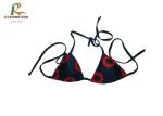 Red Circle Womens Bikini Swimsuits , Drawsting American Apparel Sublimation