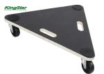200kg Triangular Plywood Moving Dolly , Furniture Rolling Platform Dolly Mover
