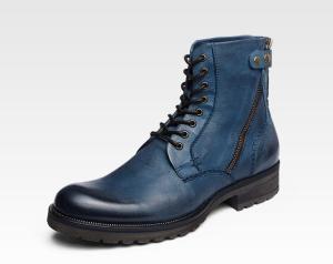 China High Class Mens Leather Dress Boots Wear Resistant Top Layer Cowhide Cortical wholesale
