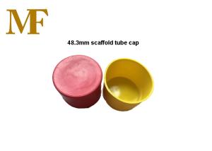 China Yellow Scaffold Pipe Tube Ends Safety Caps Plastic Granules wholesale