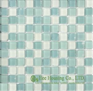 China Home Decoration Glass Crystal Mosaic Tile For Bahroom,Kitchen Glass mosaic tiles For Sale wholesale