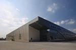 Curtain Wall Designed Pre-engineered Steel Frame Modern Prefab Workshop Building
