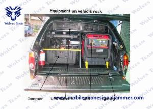 China 50-800 Meters Jamming Area Cell Phone Signal Blocker 250-300 Watt Total RF Output Power wholesale