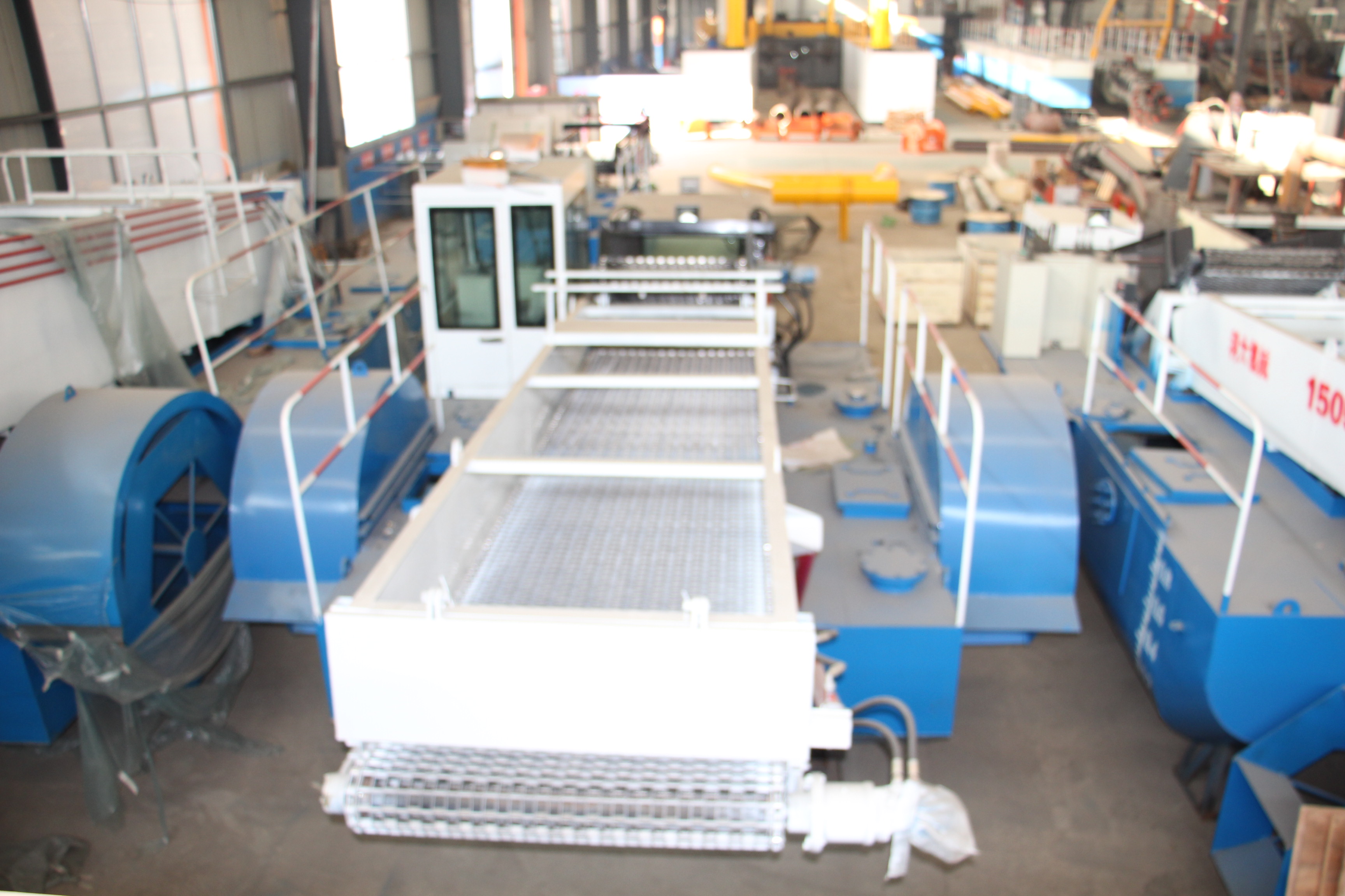 Small Carbon Steel 2000m2 Aquatic plant Harvester With Storage Cabin And Razor Knives