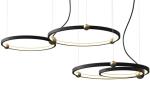 Aluminum Acrylic Circle 300mm 400mm 500mm Ring Pendant Ceiling Light