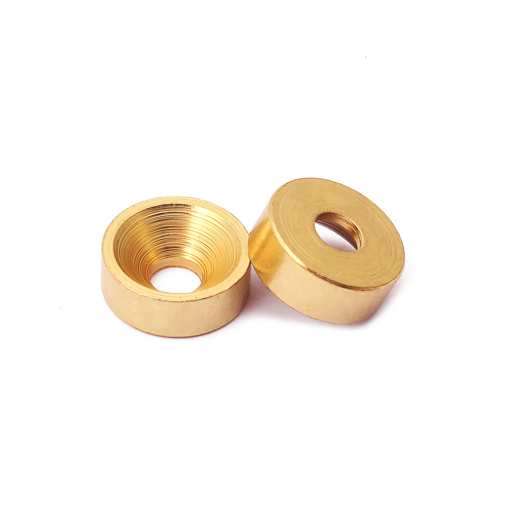 Gold Guitar Neck Joint Bushings And Bolts For Electric Guitar Pack Of 4