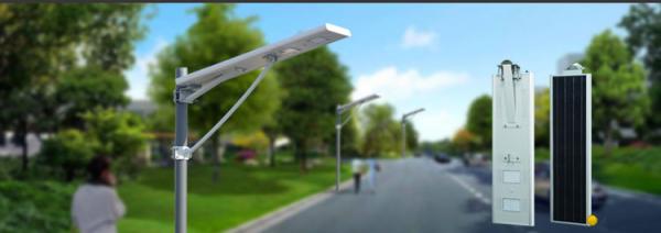 50W Integrated Solar LED Street Light project