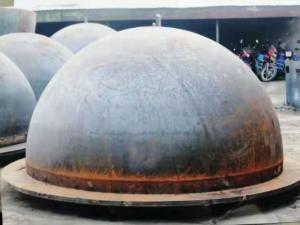 China Vessel Hemispherical Tank Heads Industrial Welding Dished Tank Heads wholesale