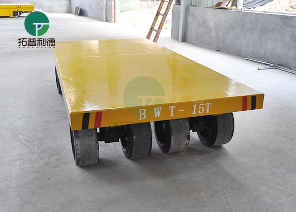 Industrial Material Handling Trackless Transfer Trailer Non Motor Transfer Cart