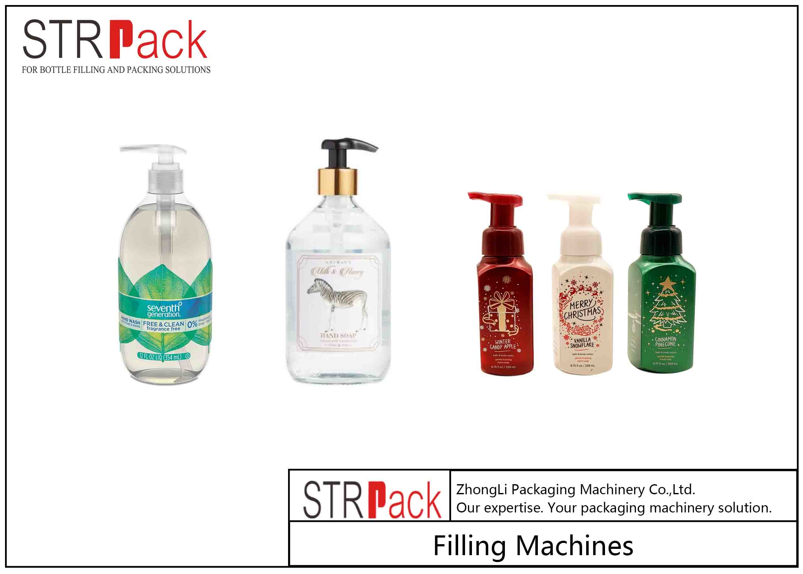 Bottle Automatic High-Precision PLC Controlled Liquid Soap/Hand Sanitizer/Shower Gel Filling Capping Machine Aseptic Fil
