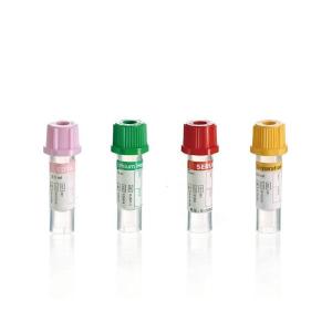China Disposable Plastic Micro Blood Collection Tube 0.25ml/0.5ml/1ml Micro Plain Gel Separator Serum Tube wholesale