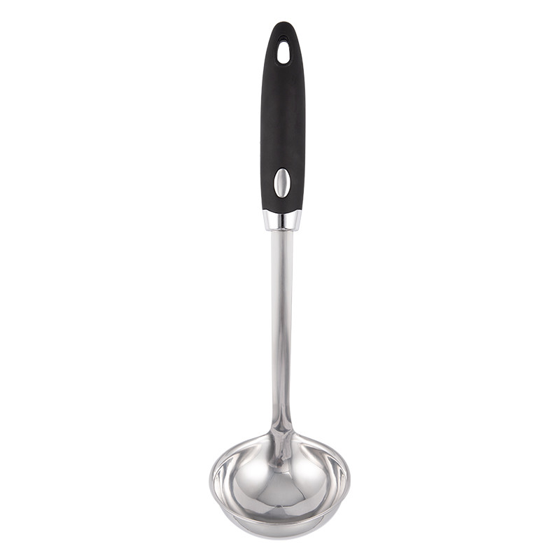 Europe style New pattern kitchenware set with stand black color handle cooking tools patato masher