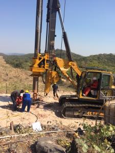 China Kr150c Construction Foundation Drill Rig  Rated Power 112kw High Stability 52m Max Drilling Depth Borehole Piles on sale