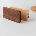 Bamboo Design Wooden Phone Charger 6000mAh Capacity OEM / ODM Supported