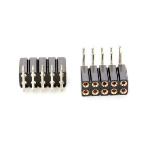 China 2.0MM Pitch 2x5P Female Round Pin Right Angle DIP Connector wholesale
