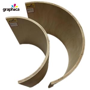 China Full Poplar 16mm 2024 Rotary Die Board Cutting Curved Plywood for Laser Die Cutting wholesale