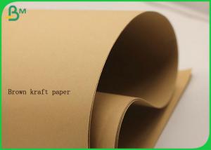 China Size Custom Brown Kraft Paper Roll 400GSM For Making Gift Wrapper Paper wholesale