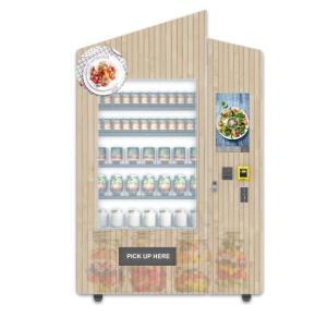 China Fresh Food Healthy Salad Vending Machine With Touch Screen For Subway Station wholesale