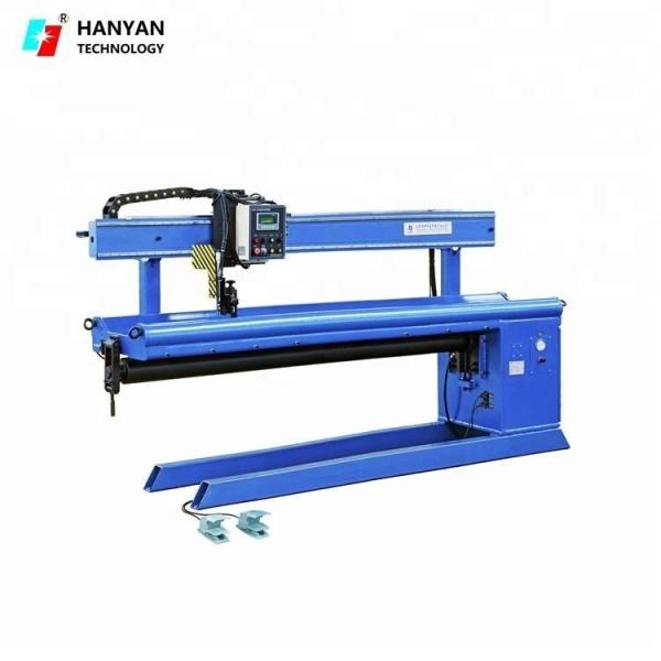 Stainless Steel Longitudinal Seam Welder 380V Straight Weld Seam Machine For