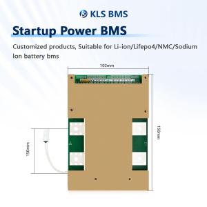 China Car Starting Lithium Ion LifePO4 LTO Battery Bms Board 4S - 12S 12V - 24V 100A wholesale