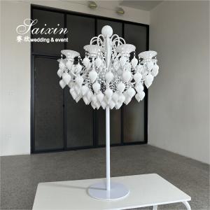 China Gorgeous Wedding Decorative White Chandelier Candelabra For Centerpieces wholesale