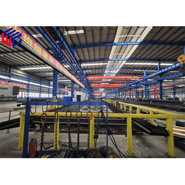 GRADE50 Prefabricated Steel Structures Frame Construction Powder Coating