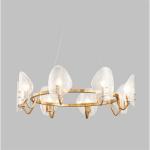 850*600mm Living Room E14*8 Light Source Crystal Kitchen Island Lighting