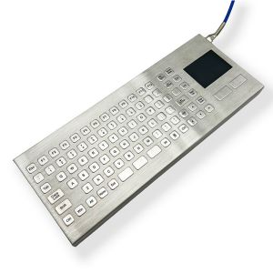 Buy cheap SUS304 Industrial Desktop Keyboard IP67 Stainless Steel Keyboard Violence Resist from wholesalers