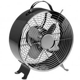China SAA 20cm Black Retro Electric Fan Table Fan 2 Speed Australia Metallic With 4 Blades wholesale