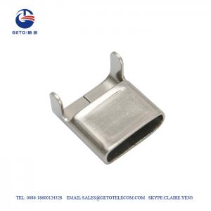 China SS201 6.4mm 0.38mm 50M Stainless Steel Clip wholesale