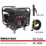 RWG210AC 210A Electric Arc Welding Generator Petrol 15HP Engine