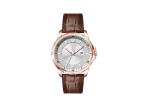 Nickel Free Alloy Case Genuine Leather Wrist Watch 43mm Case Size CE Certificati