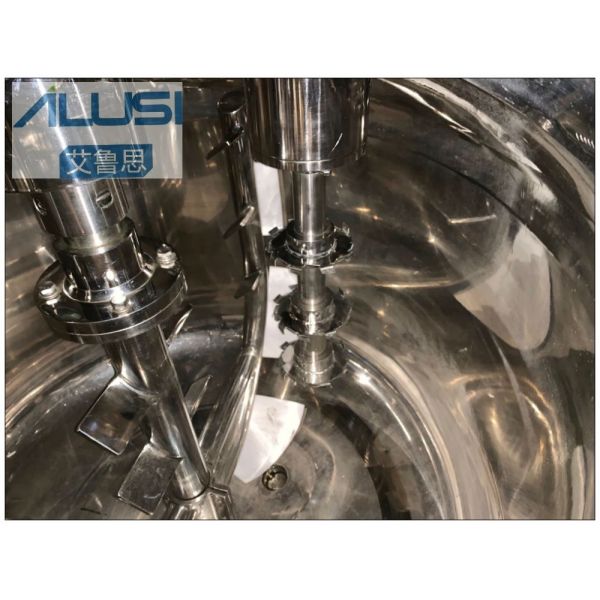 500L Cosmetic Toothpaste Production Line, 1 - 65 r.p.m Toothpaste Emulsifier Making Machine