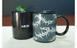 Advertising Design Heat Sensitive Coffee Mug Heat Reactive Mug
