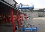 12m Self Propelled Scissor Lift Elevated Single Person Storage Battery Power