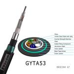 Outdoor GYTY53 Fiber Optic Cable 2 12 24 36 48 core Stranded laying wiring