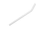 Clear Curved Glass Drinking Straws / Bent Glass Straws CE Certification