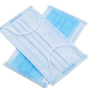 China Chirurgical Sterile Face Masks Disposable Dust Mask Three Layers Anti Virus wholesale