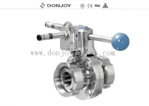 China DONJOY Sanitary EPDM Butterfly Valves With Union End For Beverge wholesale
