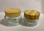 Recycle Glass Cream Jars Packaging / Facial Scrub Luxury Cosmetic Containers /