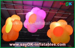 China Oxford cloth Inflatable Lighting Decoration /  Lighting Inflatable flower For Club Bar , Party on sale