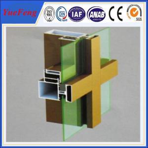 China aluminum profile for buildings materials, aluminum extrusion for curtain wall decoration wholesale