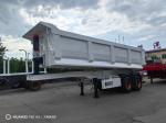 Construction Landscaping Van Type Dump Semi Truck Trailer with Fuwa / BPW Axle